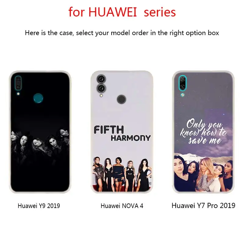 Чехлы для телефонов 5h Five Harmony Dinah Jane Huawei Mate 30 20 10 Lite Pro мягкий силиконовый чехол Y9 2019