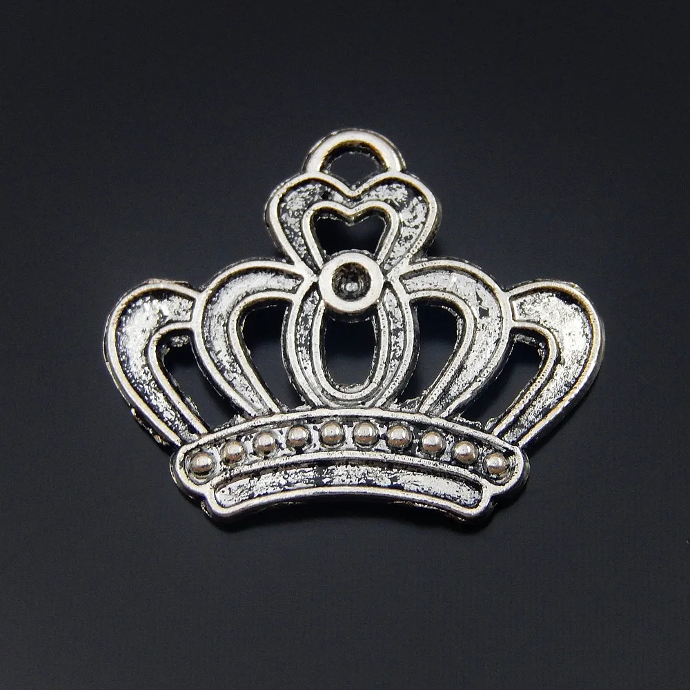 15 шт. микс винтажный металлический браслет в форме короны Из бронзового сплава с