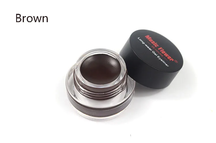 1 Набор коричневая подводка для глаз водостойкий крем с кистью Косметика