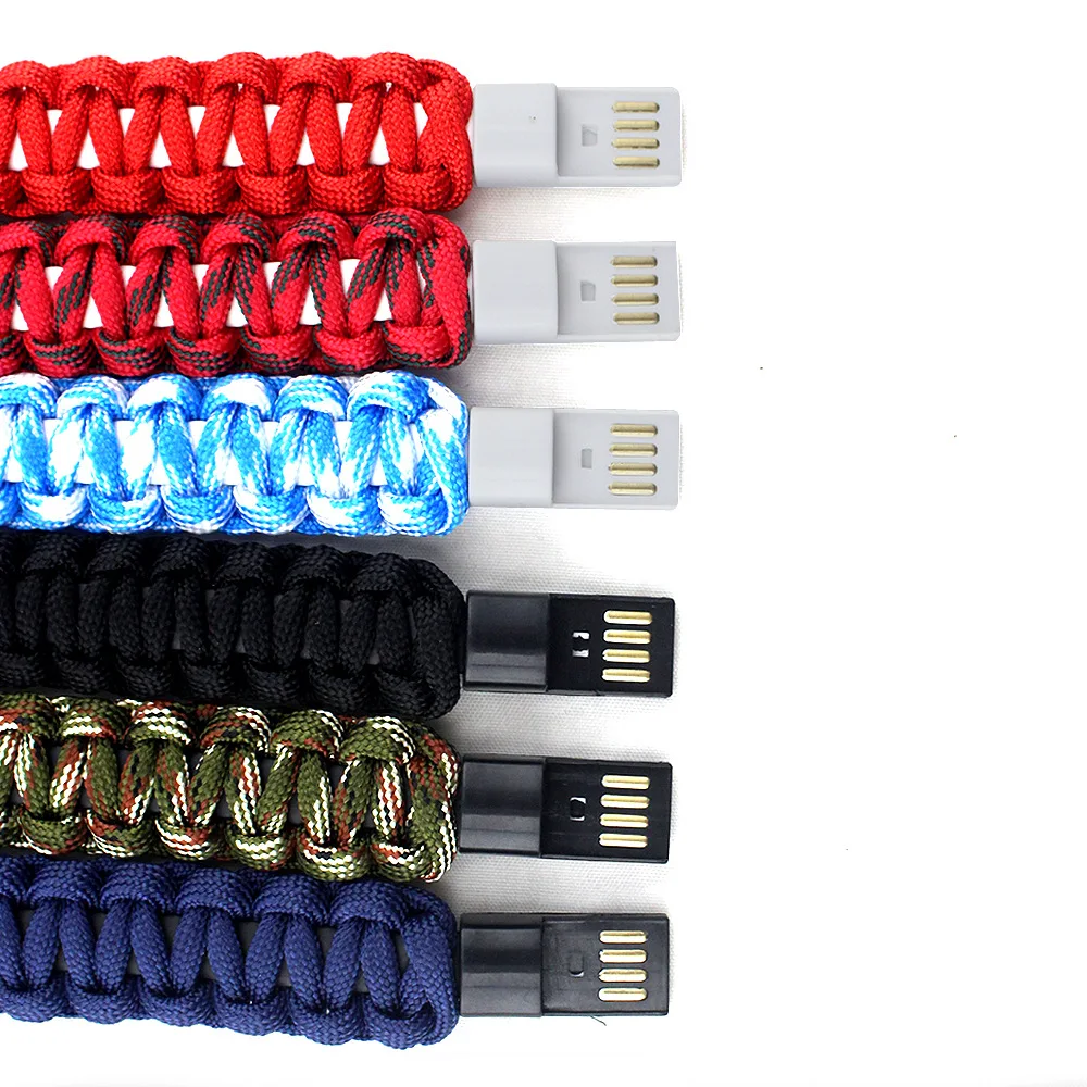 JUSFAYU портативный зарядный браслет наружный USB зарядное устройство кабель для iPhone
