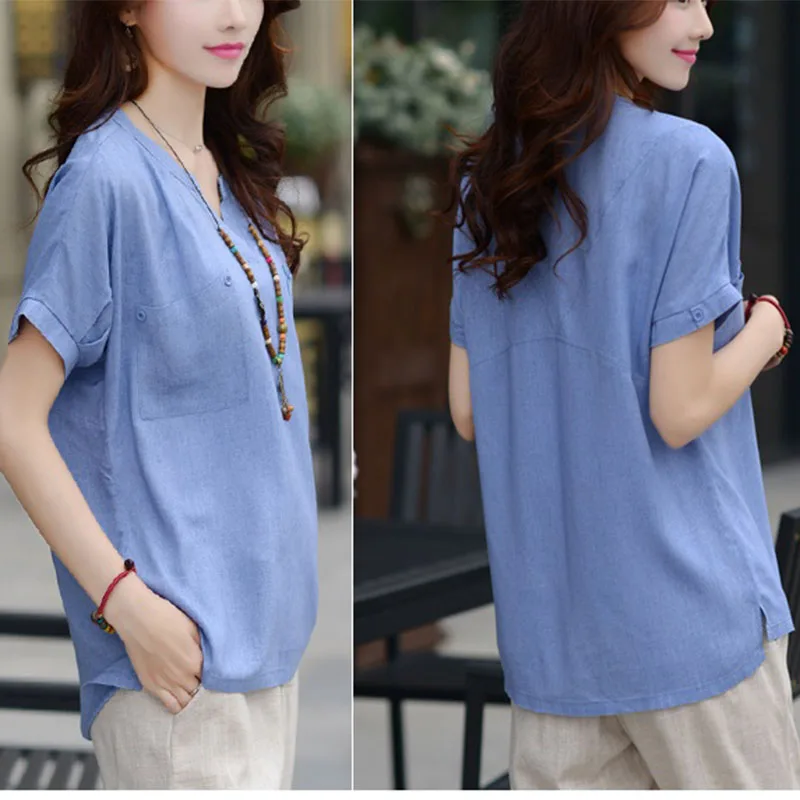 Модные женские повседневные топы с коротким рукавом женская летняя блузка