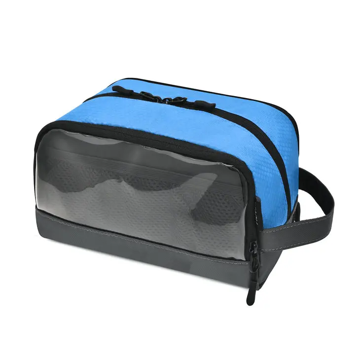 Blue Toiletry Bag Soperwillton дорожная сумка для туалетных принадлежностей для мужчин и женщин Dopp набор сумка для бритья Органайзер нейлон идеальный аксессуар для путешествий Подарок#9003 - Цвет: Blue Toiletry Bag