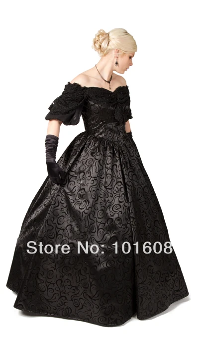 1860S Викторианский готический корсет/бальное платье в стиле Southern Belle для