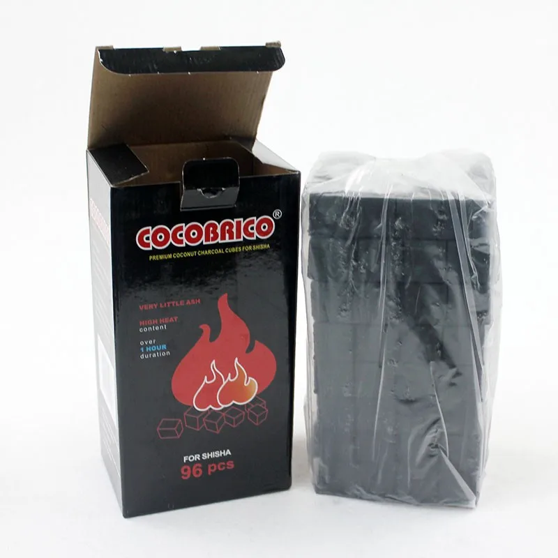 1box1kgcocobrlco кокосовый Кальян Древесный уголь аксессуары для кальяна сжигание