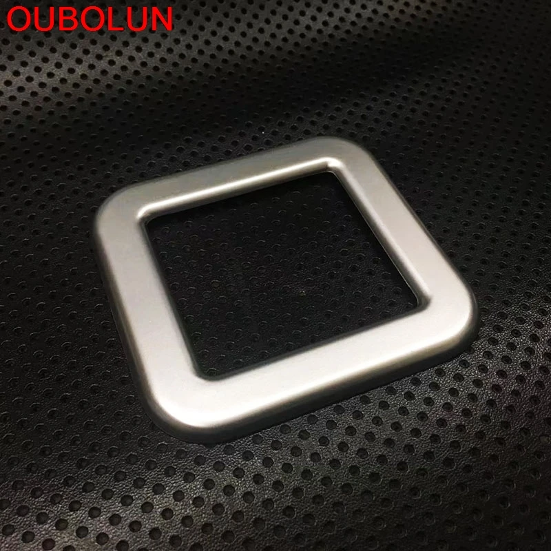 OUBOLUN 1 шт. для Honda CRV CR V 2017 2018 ABS углеродное волокно или хромовое матовое заднее