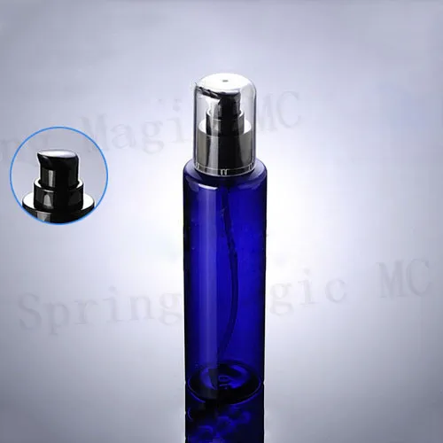 200ML WHITE/Frosted PET Plastic Bottle With Black Lotion Pump Cosmetic Containers Essence/Essential Oil/Body Bottles | Красота и