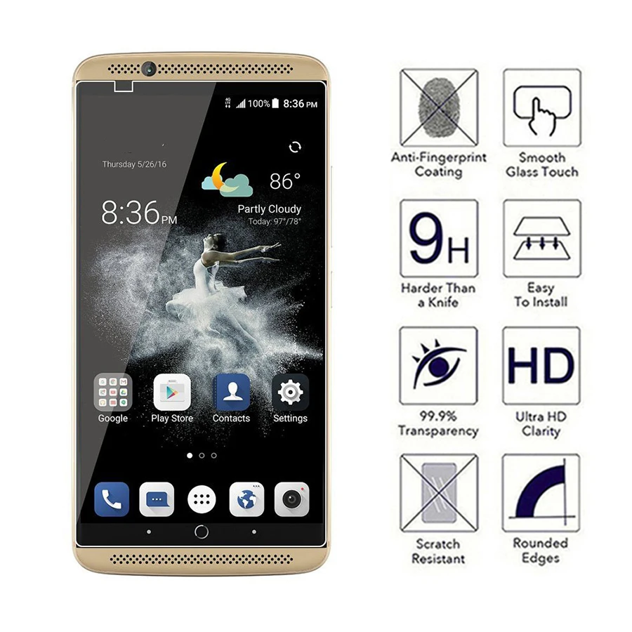 Для zte axon 7 мини-закаленное стекло для лезвие v5 v7 lite Защитная пленка экрана v 5 |