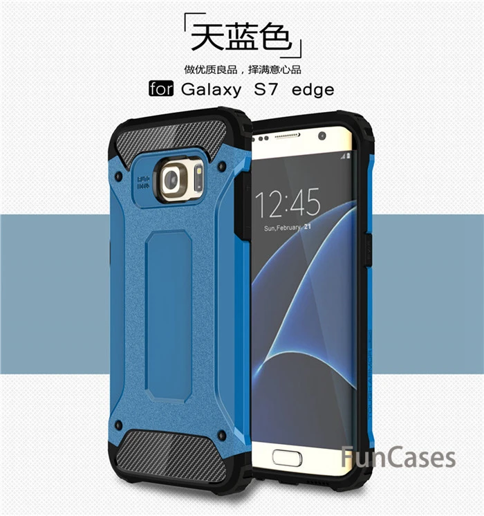 Для samsung Galaxy S5 S6 EDGE Plus S7 S8 S9 бронированный чехол для A3 A5 A7 J1 J5 J7 J3 J4 J6 J8 A6 плюс Чехол Note 4 5 8 Капа - Цвет: sky blue