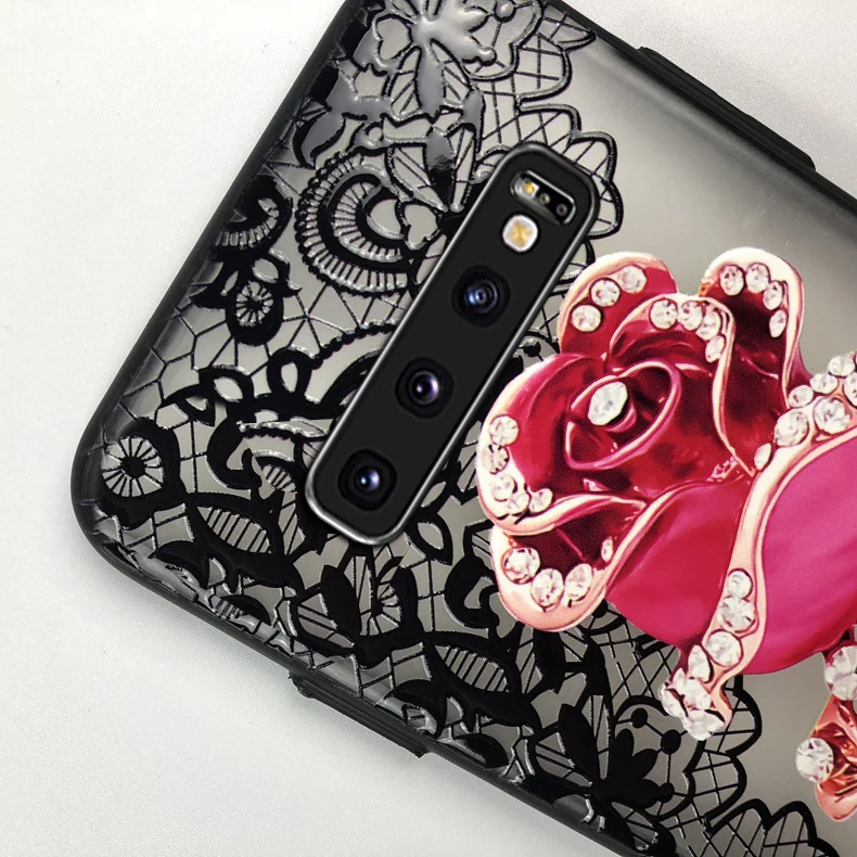 Чехол KaiNuEn, чехол, чехол для samsung Galaxy S10 Plus S 10 Lite 10E S10Lite, роскошный красивый жесткий чехол для мобильного телефона с цветами
