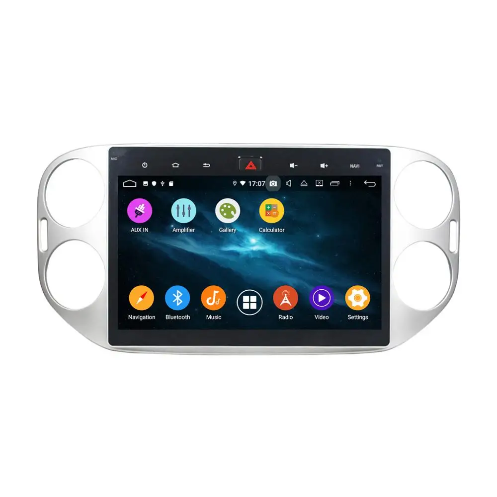 Автомобильный DVD плеер с GPS навигацией DSP Android 9 0 для VW Tiguan 2013 2015 Авторадио стерео