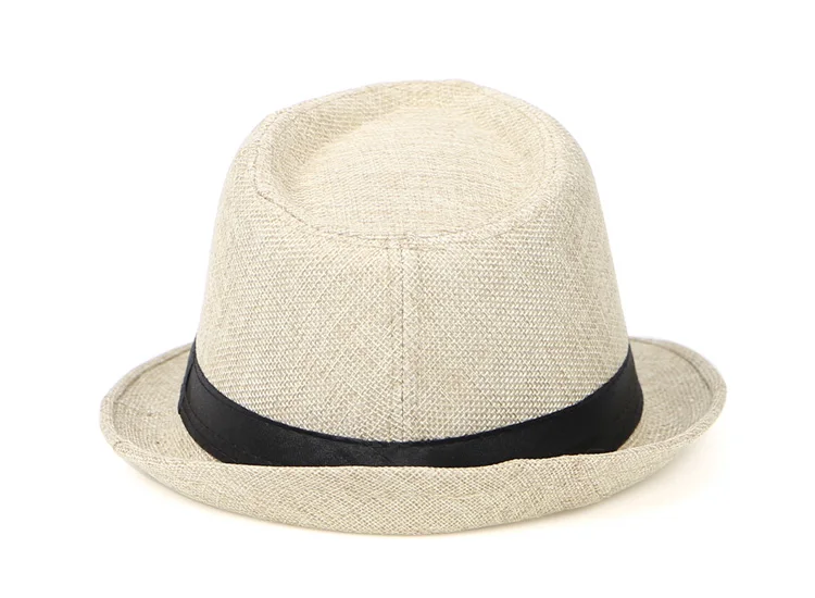 Лето Chapeu Homme ковбойские джазовые шляпы Женские однотонные льняные Панама соломенная шляпа мужская кепка Панама Gorro Hombre Sombrero Fedora Hat