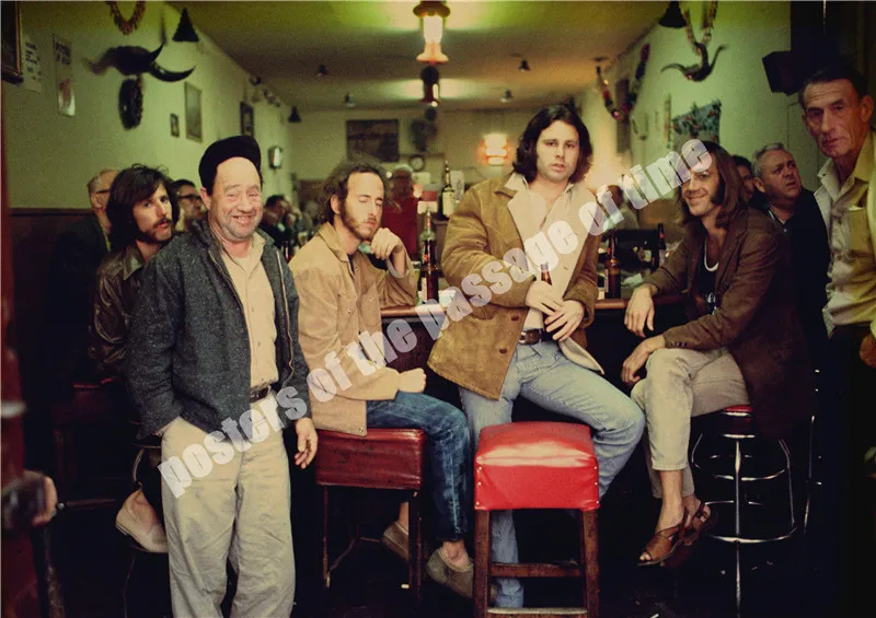 ВИНТАЖНЫЙ ПЛАКАТ домашний декор двери Jim Morrison крафт-рок плакат ретро плакат Рок-группа плакат музыкальной звезды настенные картины - Цвет: Цвет: желтый