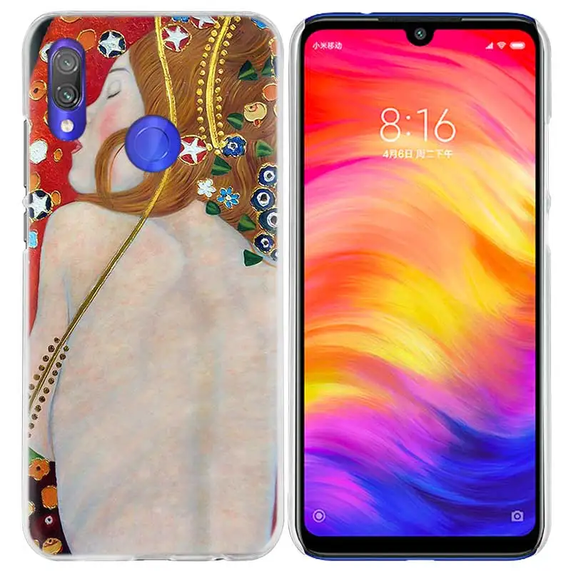 Чехол Kiss Gustav Klimt для Xiao mi Red mi Note 7 8T 6 6A Pro S2 5 5A 4X mi Note10 A1 A2 9 8 lite Play F1 жесткий чехол для телефона