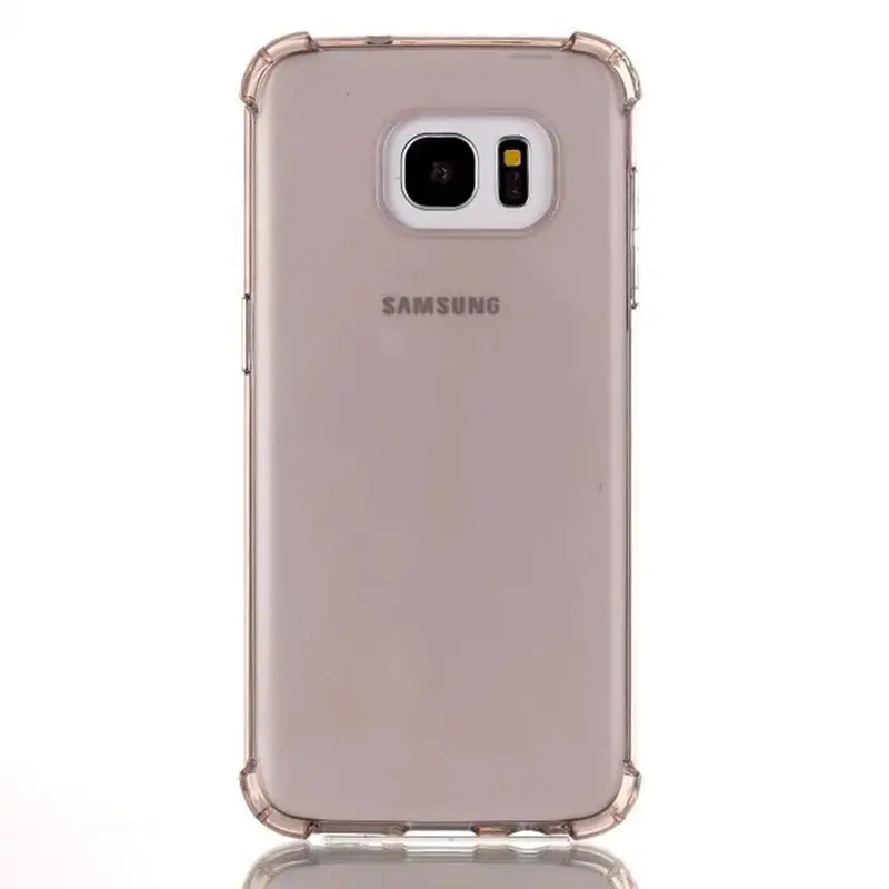 Красочные прозрачный clear case для samsung galaxy s7 s7edge мягкий гель кремнезема тпу