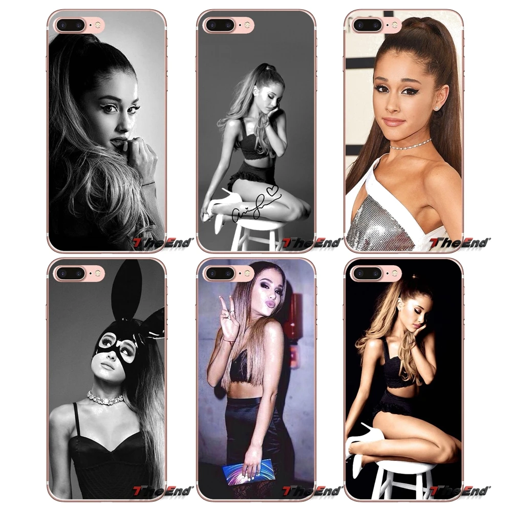 Модный чехол для телефона Samsung Galaxy S2 S3 S4 S5 MINI S6 S7 edge S8 S9 Plus Note 2 3 4 5 8 Coque Fundas ariana grande sexy