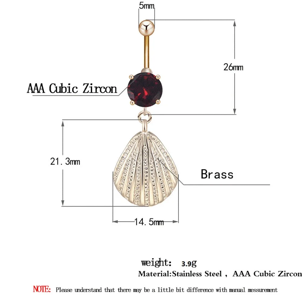 Кольцо для пирсинга из нержавеющей стали 316L с фианитом|navel belly button|piercing jewelrybar piercing