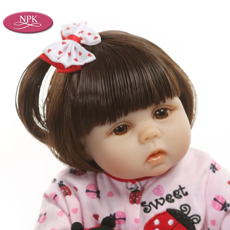 NPK Реалистичная девочка Reborn Baby Doll игрушка для ванны полностью силиконовая
