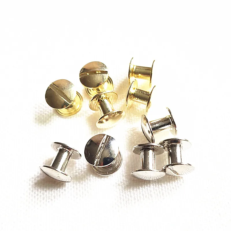 Винты Чикаго 10 шт. заклепки винты для книг фотоальбомов с никелевым