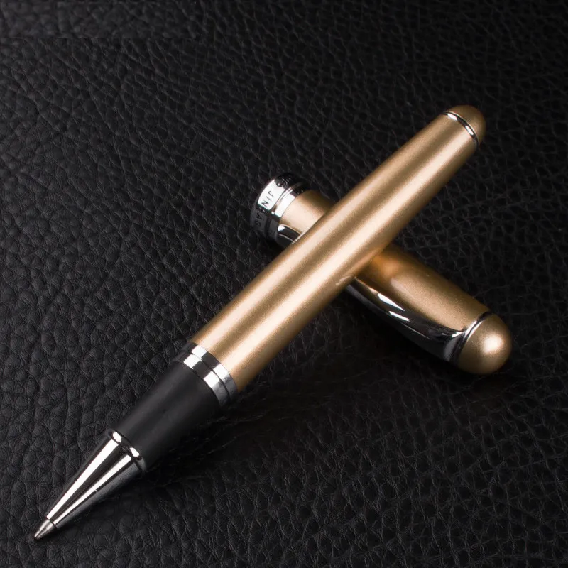 Шариковая ручка Jinhao 750 цвета шампанского золотого и серебряного с черными/синими
