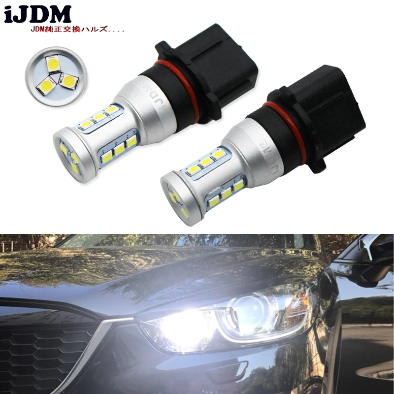 IJDM авто без ошибок Canbus 12 SMD 3030 P13W SH24W PSX26W светодиодные лампы для Mazda CX 5 дневные