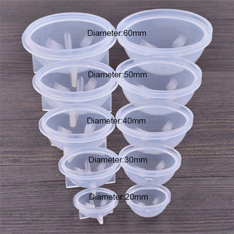 Сферическая круглая форма пресс формы шариков из эпоксидного силикона с