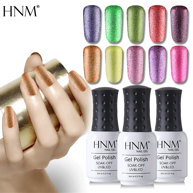 HNM 8 пилка для ногтей Блестящая эмаль с режущей поверхностью био-Гели Soak Off