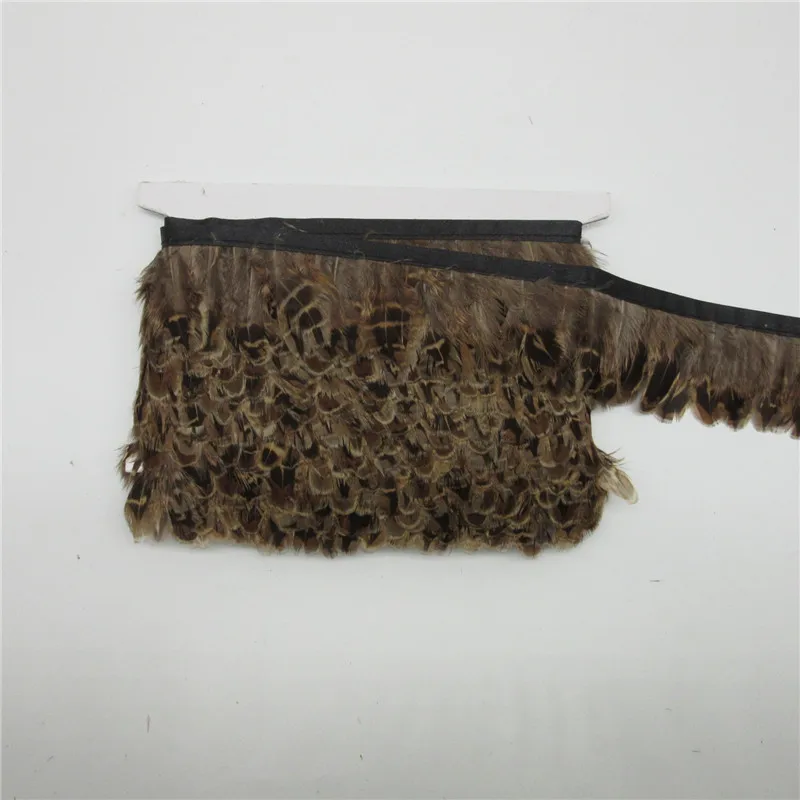 A3-4.8cm YY-tesco, 1 ярд, лента из натурального фазана, перьев, окрашенная в цвет, петух, перо, отделка для свадебного украшения, аксессуары для одежды своими руками - Цвет: A3-4.8cm
