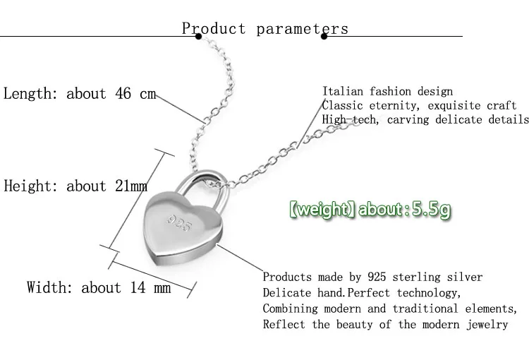 Модные простые серебряные ювелирные изделия 100% твердые 925 Серебряная подвеска