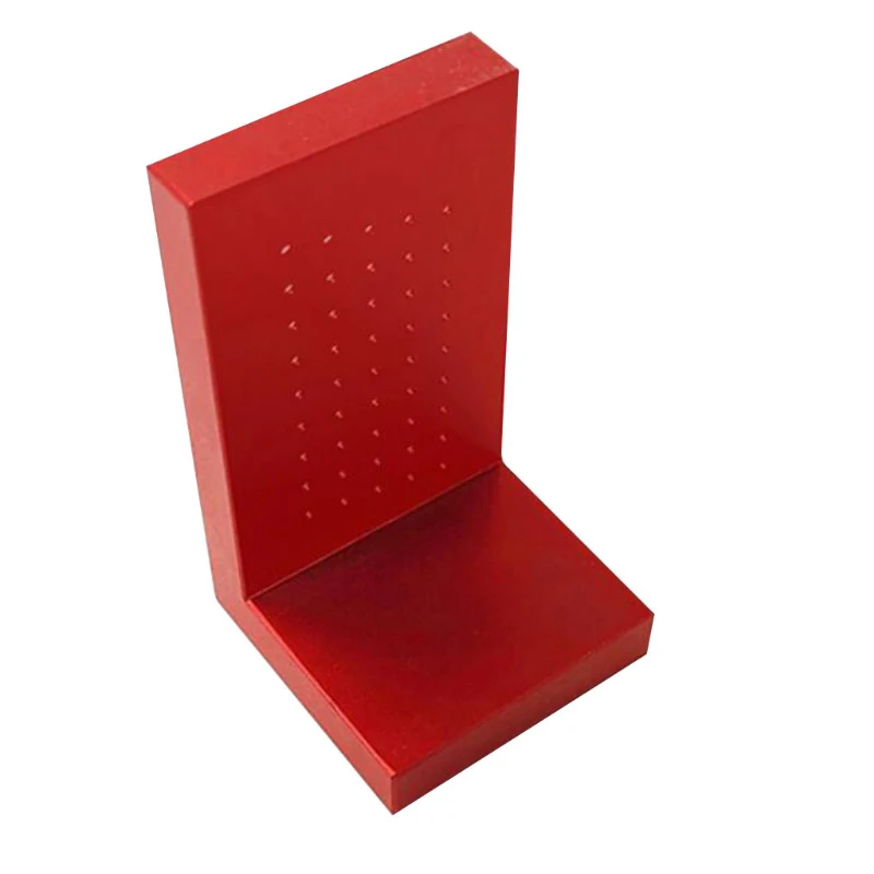 

Woodworking T-Type Positioning Scribing Mark Measuring Tool Aluminum Alloy Cross Calibration Hole Ruler
