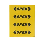 4 шт., открывающиеся двери, предупреждающие светоотражающие наклейки для автомобиля, наклейки для Ford vw, opel, открывающиеся двери безопасности, наклейки для автомобиля, Стайлинг # B1339