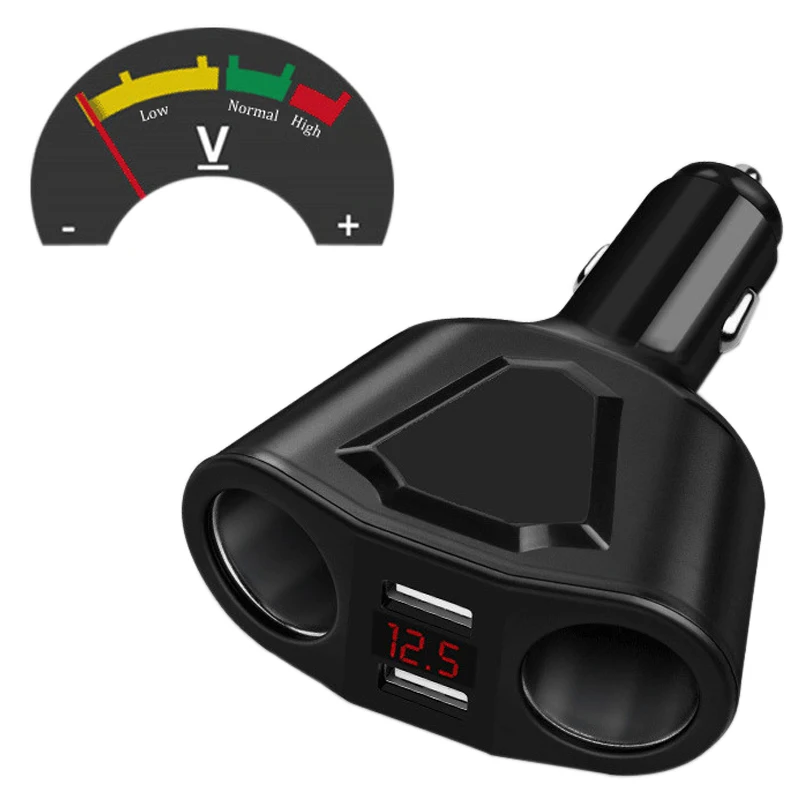 Двойной USB адаптер для автомобильного прикуривателя 120 Вт 3 1 А автомобильный usb