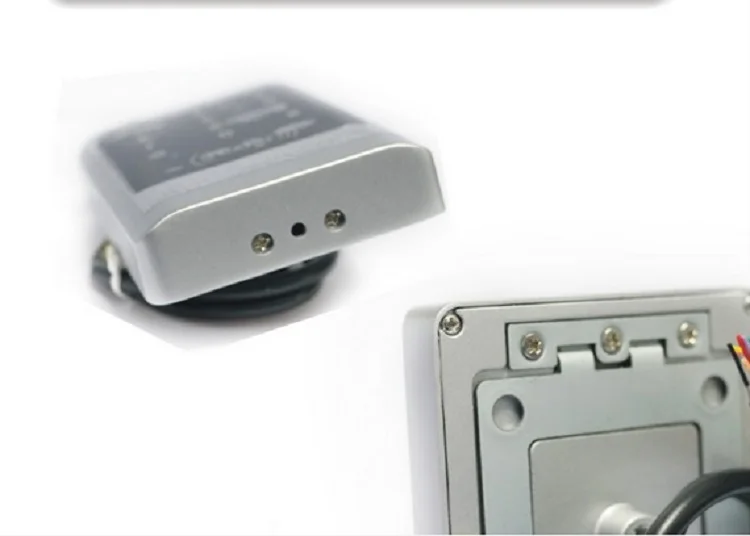 metal case cover rfid 125khz wg2634 reader water proof touch key pad reader for access control system free global shipping