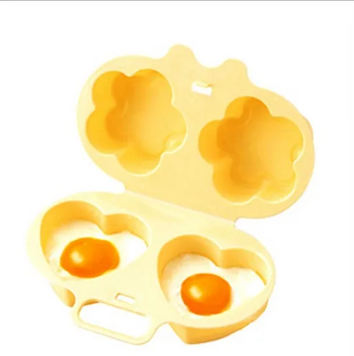 1 шт. кухонный яичный брахер микроволновка яйцо плита Любовь цветок