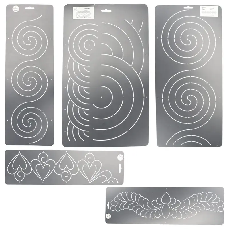 5 PCS 12*12 см 22*22 см DIY Sub вышивка модель швейные инструменты шаблоны лоскутное шитье спиннинг ручной работы набор швейных инструментов - Цвет: 5 PCS