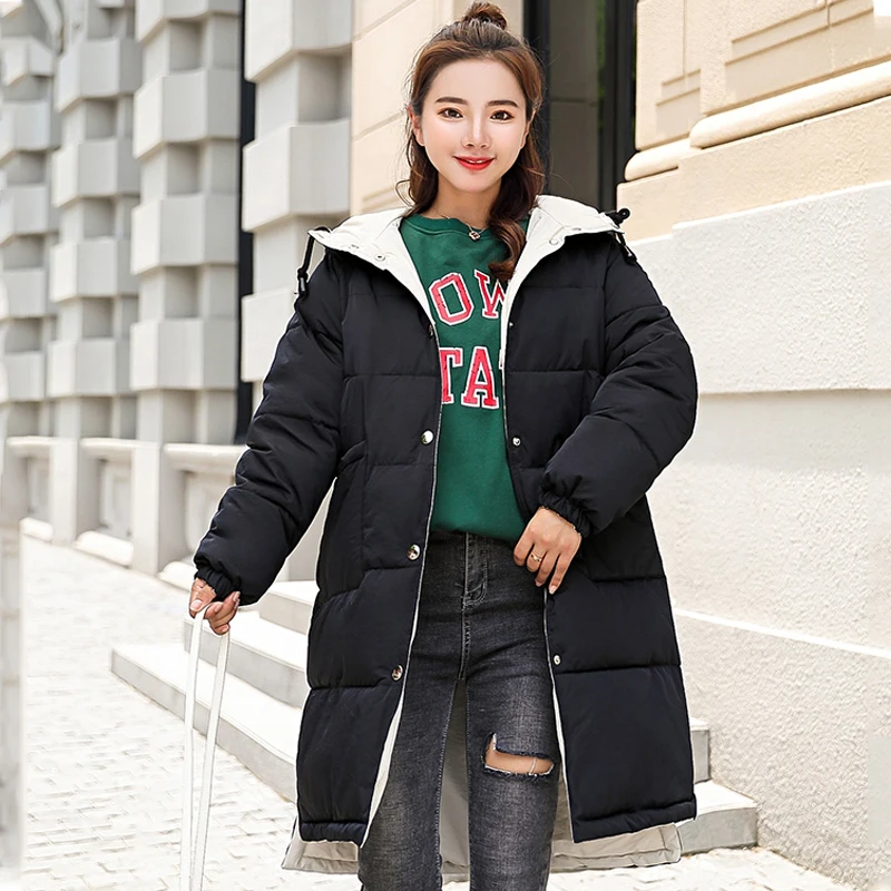 Новая мода 2019 верхняя одежда Chaqueta Mujer для женщин зимняя куртка с длинным