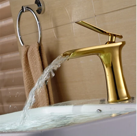 Бесплатная доставка современный смеситель для раковины с открытым носиком