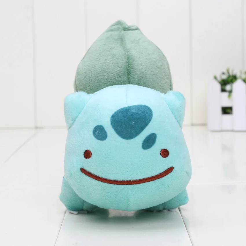 Bulbasaur 4 стиля карманная кукла чармандер Сквиртл Бульбазавр Clefairy Ditto Metamon плюшевая кукла мягкая игрушка 5" - Цвет: Bulbasaur