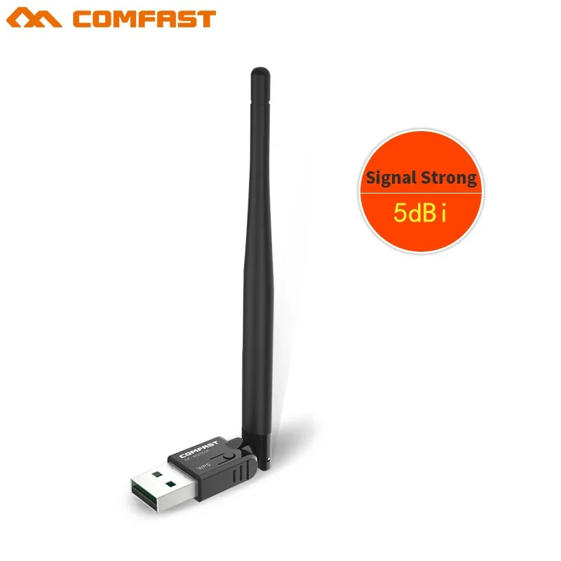 Comfast 150 Мбит/с USB WiFi беспроводная сетевая карта RTL8188EUS 802 11 b/g/n LAN адаптер 5dbi Wi fi