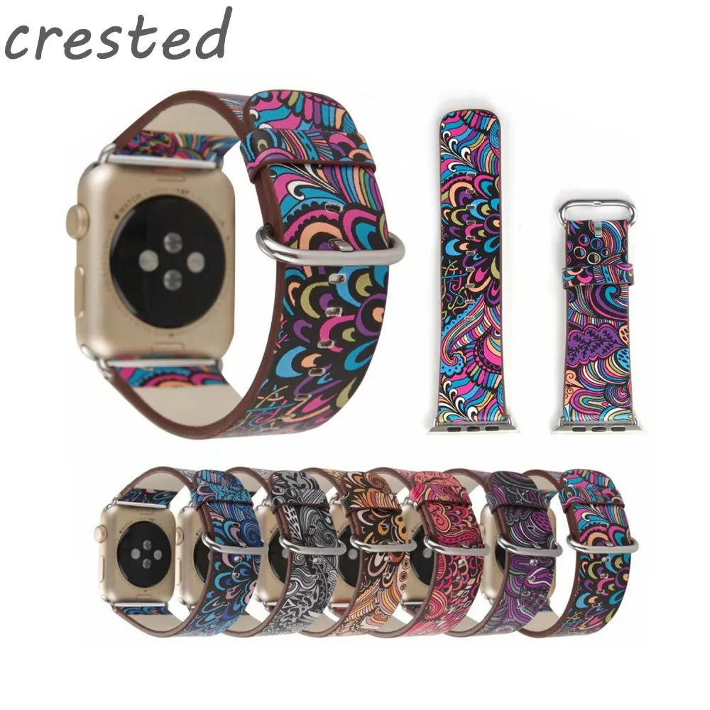 Кожаный ремешок для apple watch band 44 мм iwatch series 5 4 3 2 1 pulseira correa 42 38 40 браслет часов|strap for