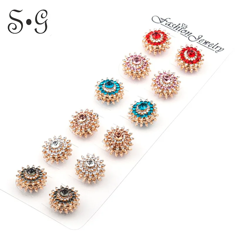 12 шт/Дюжина Магнитная брошь роскошная благородная элегантная белая Драгоценная