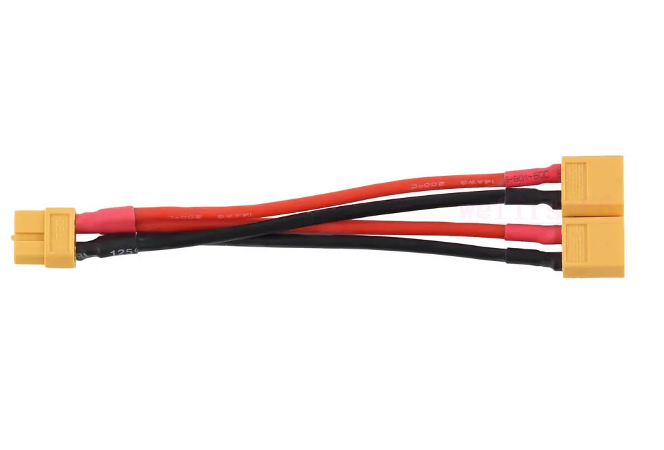 3 шт. XT60 параллельный аккумулятор соединительный кабель двойной расширение Y