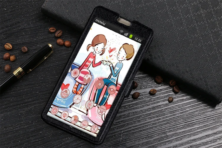 Флип-прозрачный чехол с окошком для HUAWEI Ascend Y3 Y3C Y336 Y360 Y5 Y5C Y541 Y635 смарт-чехол с сенсорной подставкой для телефона