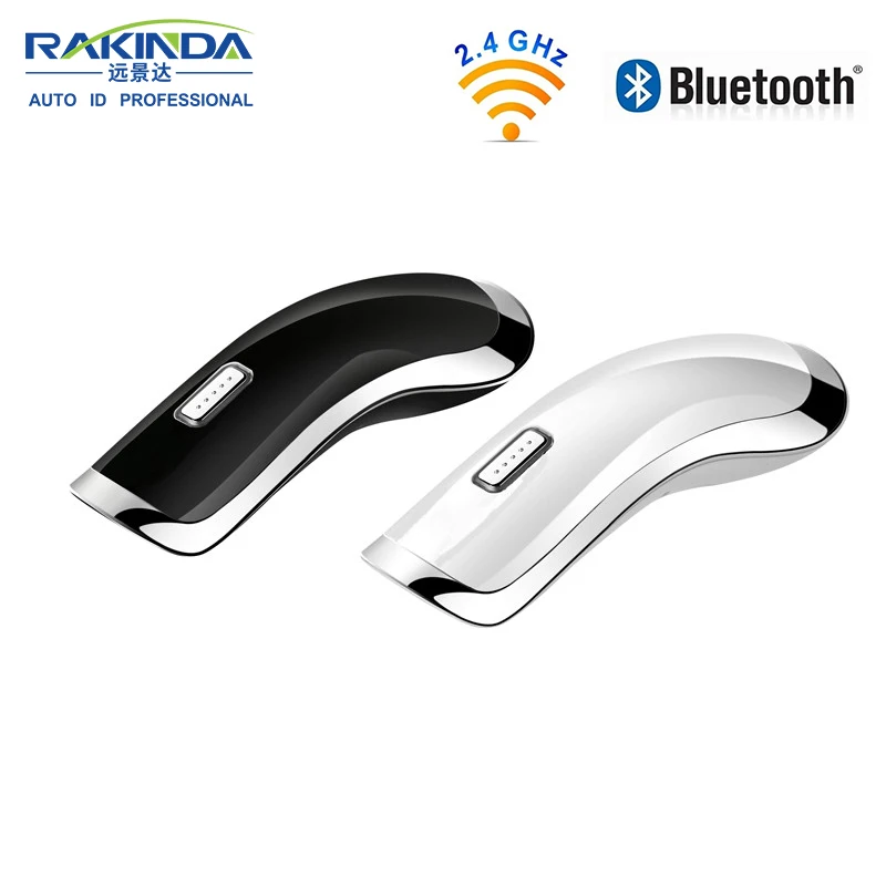 RD2 Ручной портативный 2.4g Bluetooth беспроводной QR 1D сканер штрих кода с модным