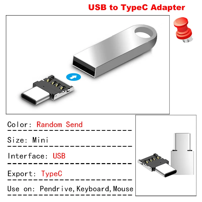 Kuman USB адаптер OTG USB к TypeC или MicorUSB адаптер конвертер для флешки USB флэш-накопитель ручка-накопитель к телефону Мышь Клавиатура