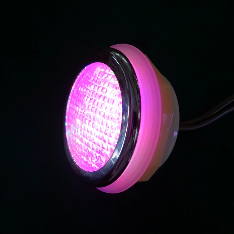 Встраиваемый водонепроницаемый RGB подводный светодиодный светильник для лодки с