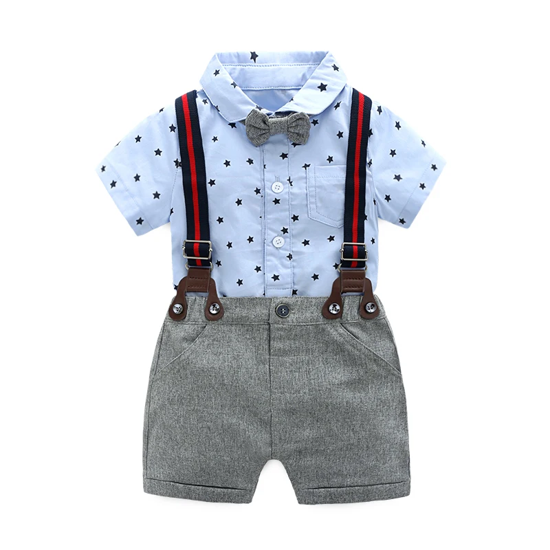 Новая летняя одежда для маленьких мальчиков костюм из 3 предметов новый