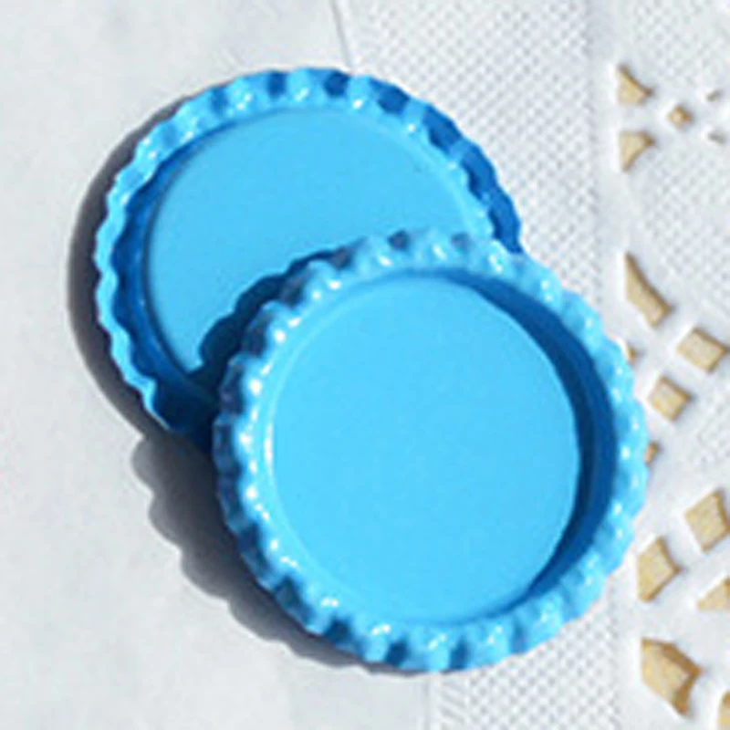 25pcs/lot 25mm Colored Round Flattened Bottle Cap For DIY Hairbow Crafts Hair Bows hand Bracelet Necklace Jewelry accessories | Дом и сад
