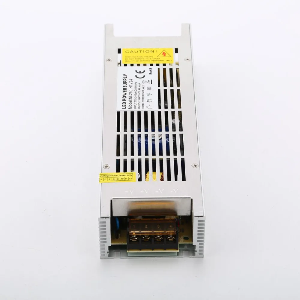 DC 24 V 250 W светодиодный выключатель питания вольтметр адаптер переключения света