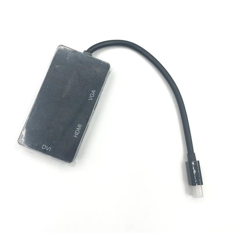 3 в 1 мини дисплей порт DP Мужской к DVI HDMI VGA Аудио Женский адаптер Дисплей порт кабель конвертер для компьютера для ПК MacBook
