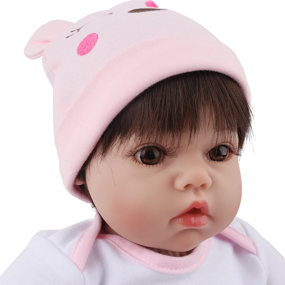 KAYDORA 55 см 22 Силиконовая Кукла Reborn Baby Alive Bebe Мягкая Реалистичная девочка